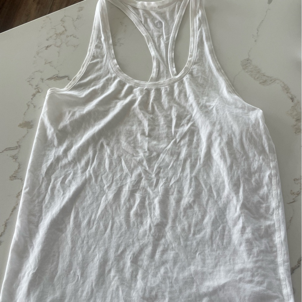 White Oversized Lululemon Tank top